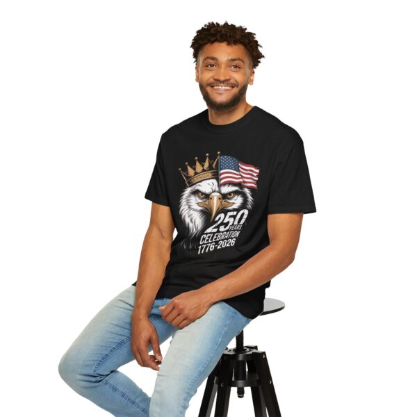 Patriotic Eagle T-Shirt for 250 Years Celebration, Unisex Graphic Tee, 4th of July Gift, Americana Shirt, Independence Day Apparel - Image 16