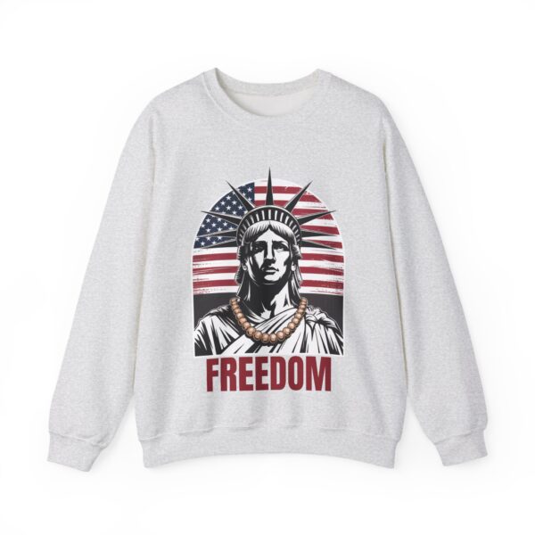 Freedom Crewneck Sweatshirt - Patriotic Apparel for All, Perfect for Memorial Day, Independence Day, Casual Wear, Gifts - Image 6
