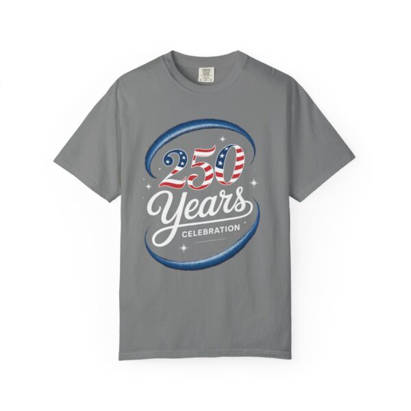 Patriotic Unisex T-Shirt, Vintage Americana Style Tee, 250 Celebratory Shirt, Fourth of July Gift, Casual Summer Wear - Image 7