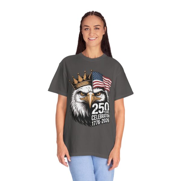 Patriotic Eagle T-Shirt for 250 Years Celebration, Unisex Graphic Tee, 4th of July Gift, Americana Shirt, Independence Day Apparel - Image 3
