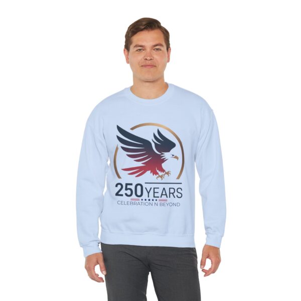 250 Years Celebration Crewneck Sweatshirt, Unisex Sweatshirt, Anniversary Gift, Eagle Design, Cozy Style, Commemorative Apparel - Image 38