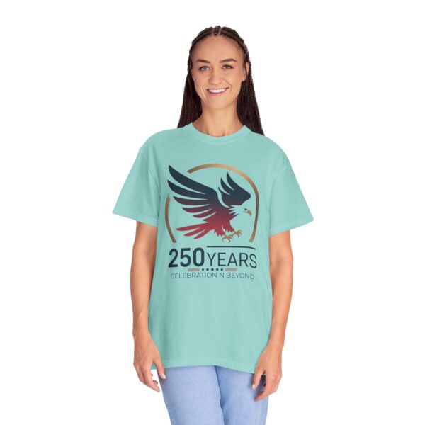 250 Years Celebration Unisex Garment-Dyed T-shirt, Eagle Tee, Commemorative Shirt, Vintage Style Apparel, Heritage Fashion - Image 16
