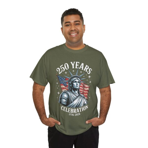 Patriotic Celebration Tee | Unisex Heavy Cotton T-Shirt for 4th of July, Memorial Day, BBQs, Independence Day, USA Pride - Image 12