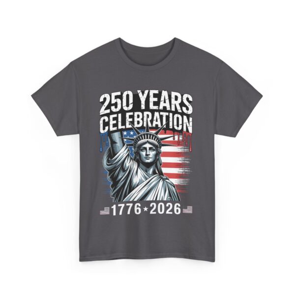 250 Years Celebration Tee – Unisex Heavy Cotton Tee for Independence Day, American History, Patriotism, Gifts, Commemorative Events - Image 49