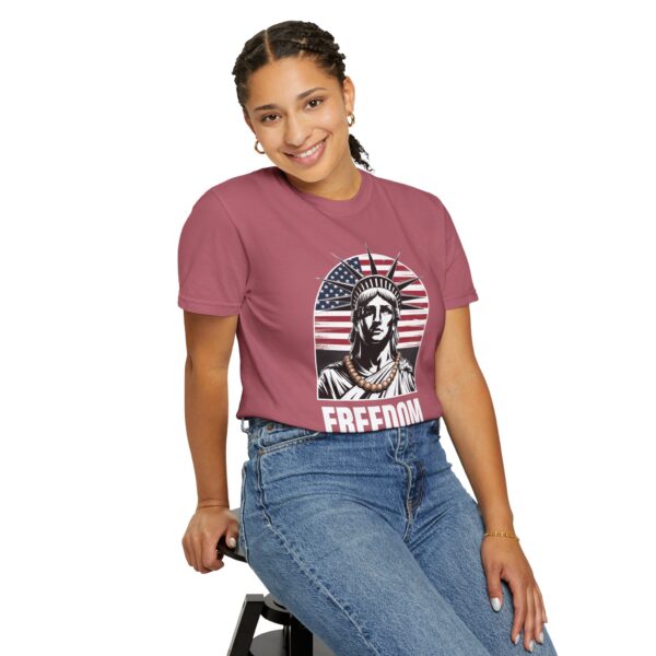 Patriotic Graphic Tee - Unisex Garment-Dyed T-Shirt, Casual Wear, Gift for Independence Day, Freedom Spirit, Summer Outing - Image 46