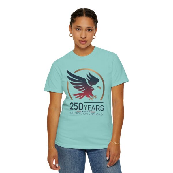 250 Years Celebration Unisex Garment-Dyed T-shirt, Eagle Tee, Commemorative Shirt, Vintage Style Apparel, Heritage Fashion - Image 17