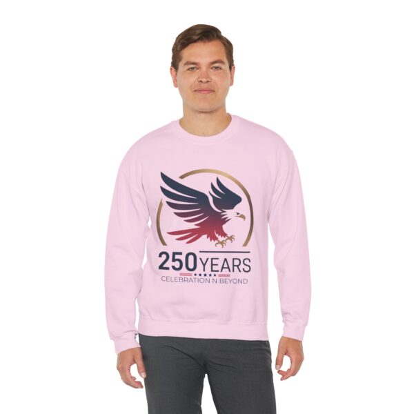 250 Years Celebration Crewneck Sweatshirt, Unisex Sweatshirt, Anniversary Gift, Eagle Design, Cozy Style, Commemorative Apparel - Image 46