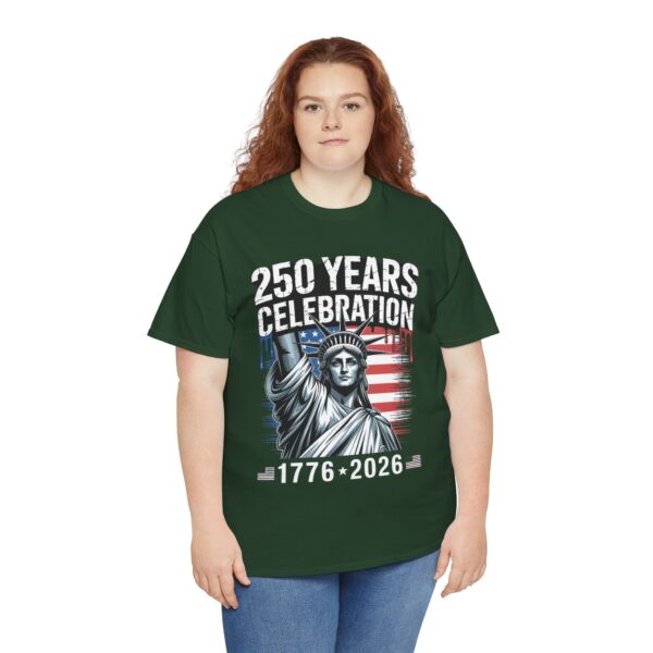 250 Years Celebration Tee – Unisex Heavy Cotton Tee for Independence Day, American History, Patriotism, Gifts, Commemorative Events - Image 37