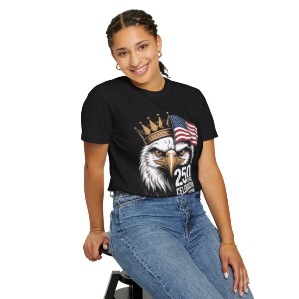 Patriotic Eagle T-Shirt for 250 Years Celebration, Unisex Graphic Tee, 4th of July Gift, Americana Shirt, Independence Day Apparel - Image 13