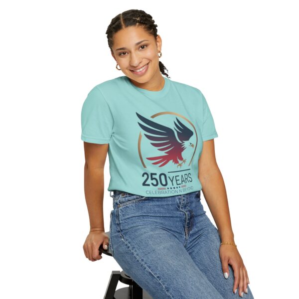 250 Years Celebration Unisex Garment-Dyed T-shirt, Eagle Tee, Commemorative Shirt, Vintage Style Apparel, Heritage Fashion - Image 18