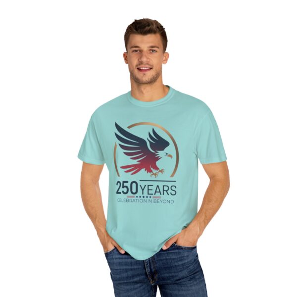 250 Years Celebration Unisex Garment-Dyed T-shirt, Eagle Tee, Commemorative Shirt, Vintage Style Apparel, Heritage Fashion - Image 15
