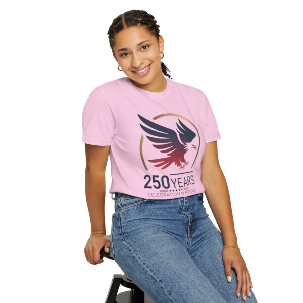 250 Years Celebration Unisex Garment-Dyed T-shirt, Eagle Tee, Commemorative Shirt, Vintage Style Apparel, Heritage Fashion - Image 37