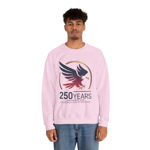 250 Years Celebration Crewneck Sweatshirt, Unisex Sweatshirt, Anniversary Gift, Eagle Design, Cozy Style, Commemorative Apparel - Image 44