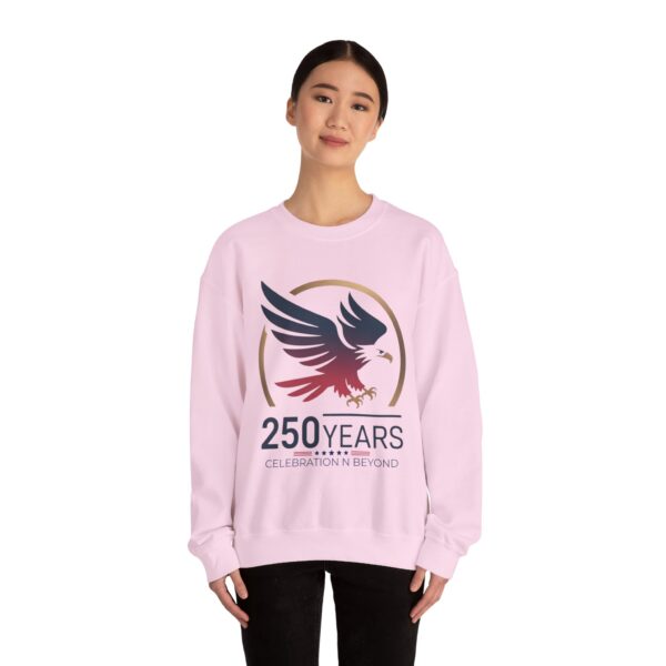 250 Years Celebration Crewneck Sweatshirt, Unisex Sweatshirt, Anniversary Gift, Eagle Design, Cozy Style, Commemorative Apparel - Image 43