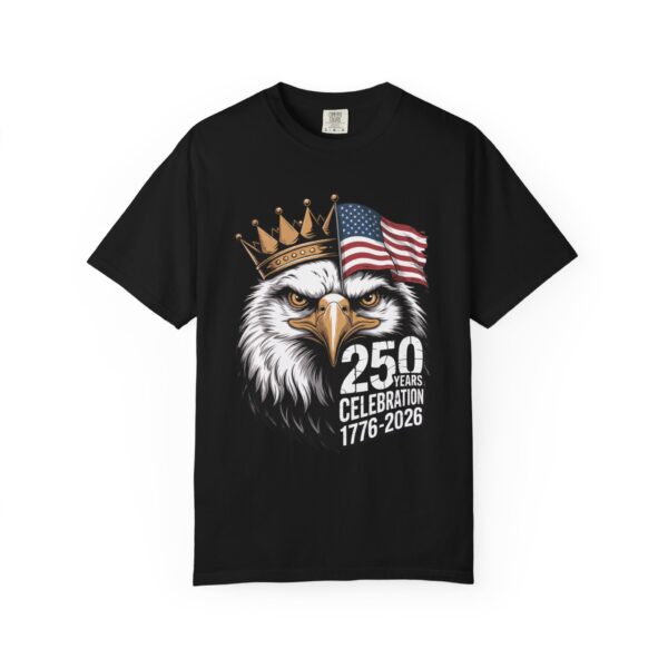 Patriotic Eagle T-Shirt for 250 Years Celebration, Unisex Graphic Tee, 4th of July Gift, Americana Shirt, Independence Day Apparel - Image 9