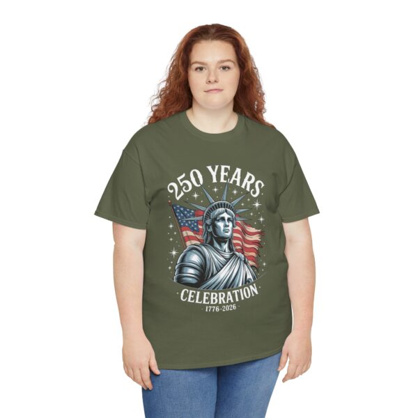 Patriotic Celebration Tee | Unisex Heavy Cotton T-Shirt for 4th of July, Memorial Day, BBQs, Independence Day, USA Pride - Image 11