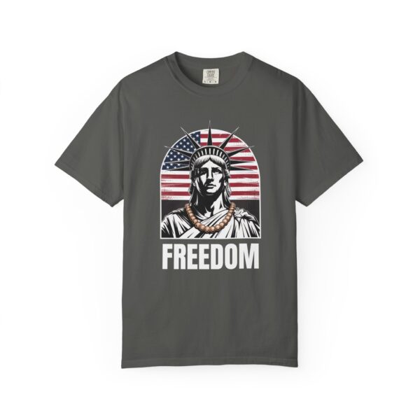 Patriotic Graphic Tee - Unisex Garment-Dyed T-Shirt, Casual Wear, Gift for Independence Day, Freedom Spirit, Summer Outing