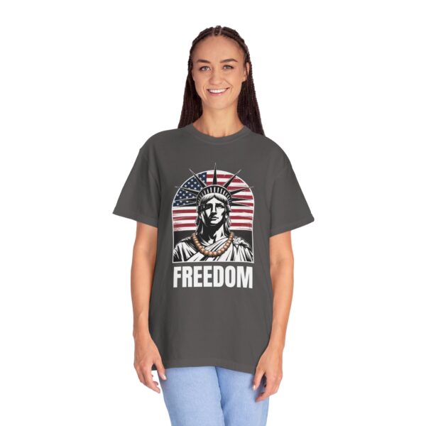 Patriotic Graphic Tee - Unisex Garment-Dyed T-Shirt, Casual Wear, Gift for Independence Day, Freedom Spirit, Summer Outing - Image 27