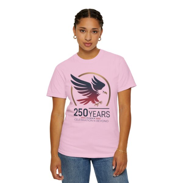 250 Years Celebration Unisex Garment-Dyed T-shirt, Eagle Tee, Commemorative Shirt, Vintage Style Apparel, Heritage Fashion - Image 36