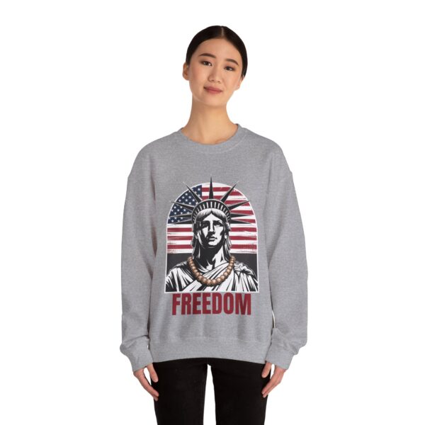 Freedom Crewneck Sweatshirt - Patriotic Apparel for All, Perfect for Memorial Day, Independence Day, Casual Wear, Gifts - Image 13
