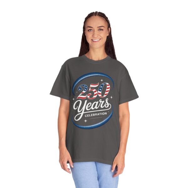 Patriotic Unisex T-Shirt, Vintage Americana Style Tee, 250 Celebratory Shirt, Fourth of July Gift, Casual Summer Wear - Image 16