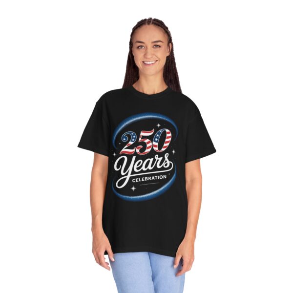 Patriotic Unisex T-Shirt, Vintage Americana Style Tee, 250 Celebratory Shirt, Fourth of July Gift, Casual Summer Wear - Image 23