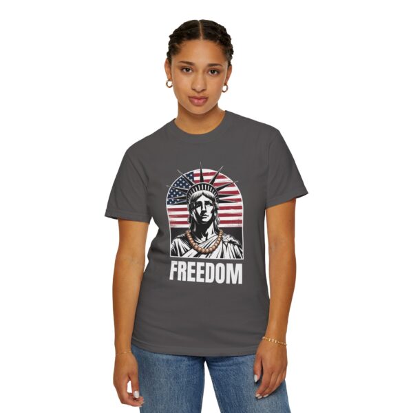 Patriotic Graphic Tee - Unisex Garment-Dyed T-Shirt, Casual Wear, Gift for Independence Day, Freedom Spirit, Summer Outing - Image 28