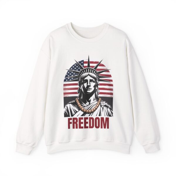 Freedom Crewneck Sweatshirt - Patriotic Apparel for All, Perfect for Memorial Day, Independence Day, Casual Wear, Gifts
