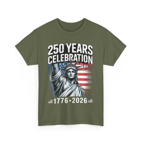 250 Years Celebration Tee – Unisex Heavy Cotton Tee for Independence Day, American History, Patriotism, Gifts, Commemorative Events - Image 25