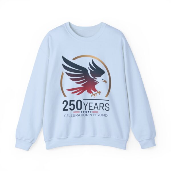 250 Years Celebration Crewneck Sweatshirt, Unisex Sweatshirt, Anniversary Gift, Eagle Design, Cozy Style, Commemorative Apparel - Image 33