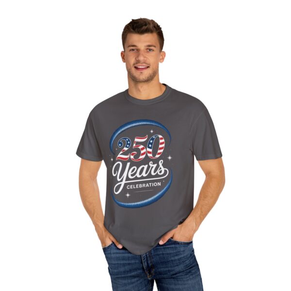Patriotic Unisex T-Shirt, Vintage Americana Style Tee, 250 Celebratory Shirt, Fourth of July Gift, Casual Summer Wear - Image 15
