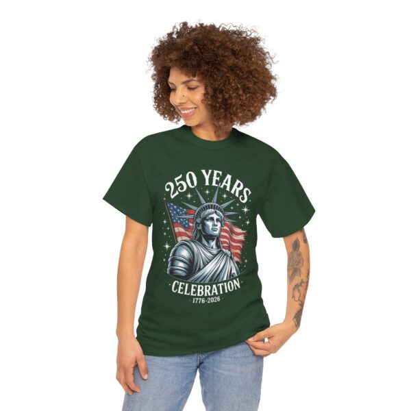Patriotic Celebration Tee | Unisex Heavy Cotton T-Shirt for 4th of July, Memorial Day, BBQs, Independence Day, USA Pride - Image 14