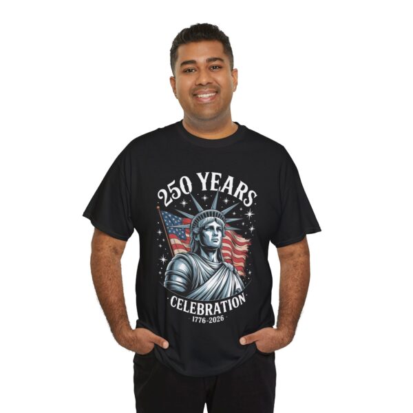 Patriotic Celebration Tee | Unisex Heavy Cotton T-Shirt for 4th of July, Memorial Day, BBQs, Independence Day, USA Pride - Image 6